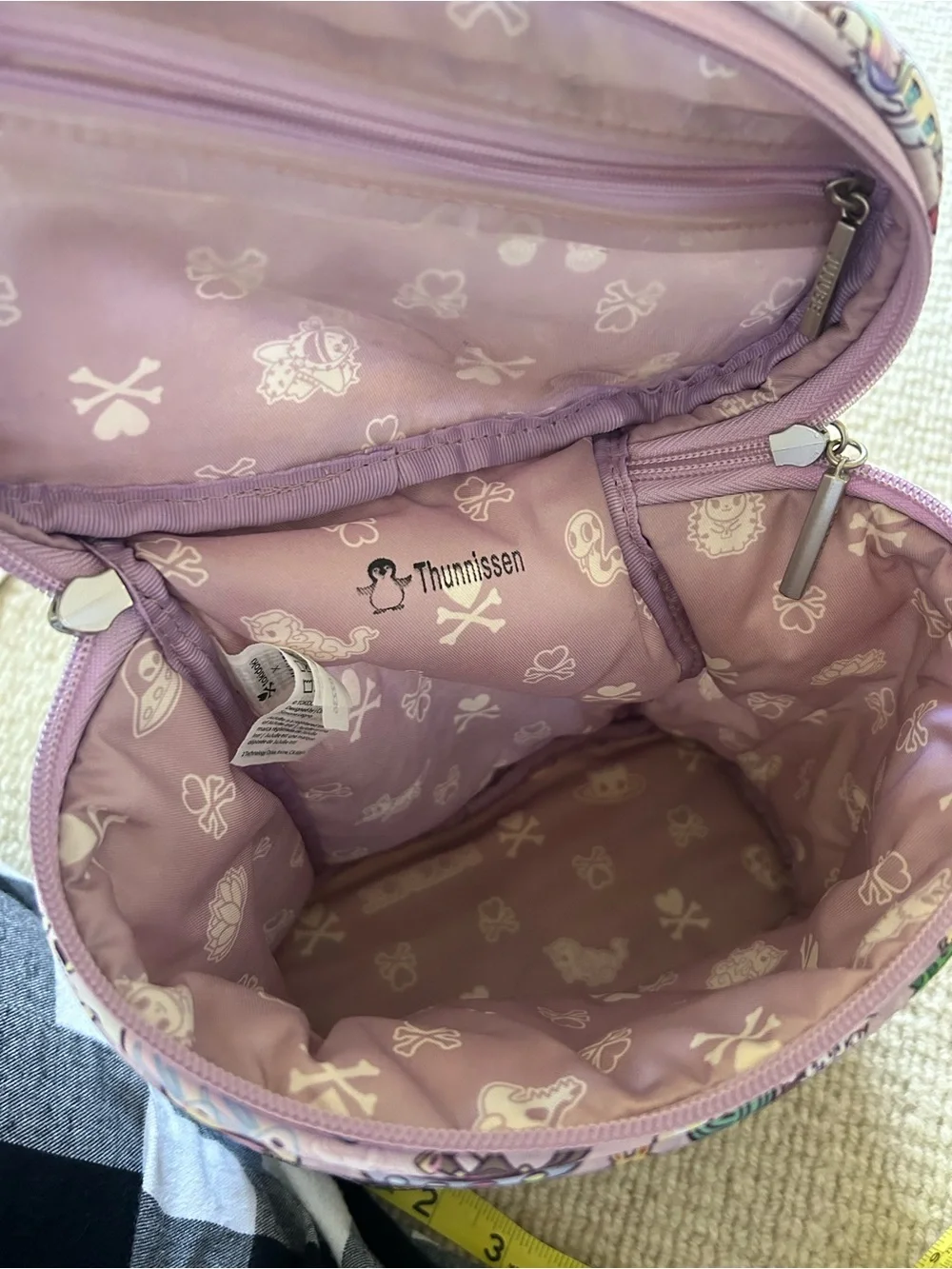 tokidoki Pink Character Print Backpack and Lunch Bag Duo